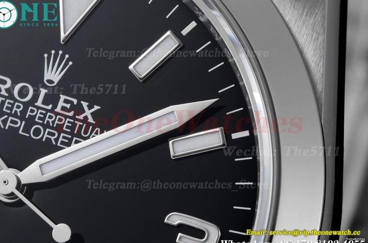 Black Explorer 40mm SS VS3230 224270 SS Dial VSF I 0129